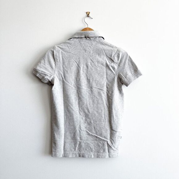 Tommy Hilfiger Men Top Polo Tee Short Sleeve Casual Slim Fit Gray XS - Picture 2 of 6